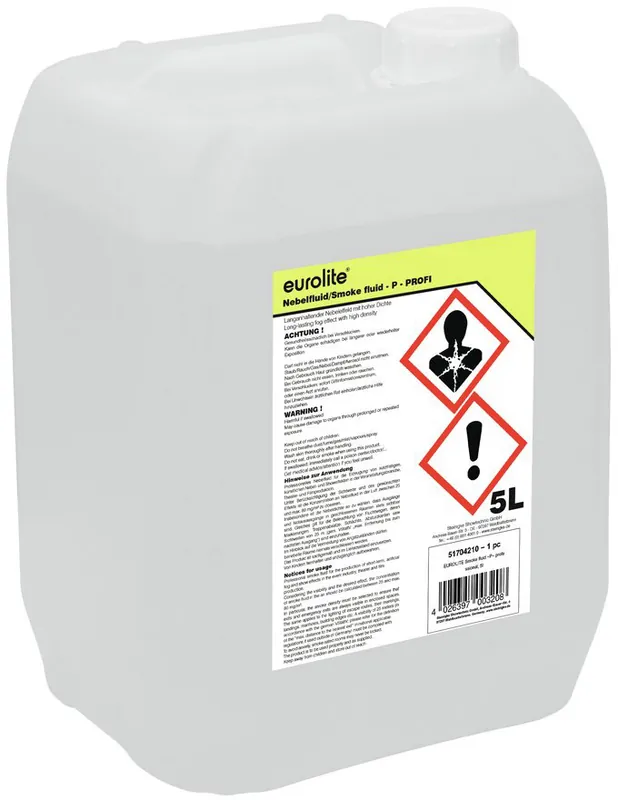 Ausverkauf EUROLITE Smoke Fluid -P- Profi, 5l Nebelfluid