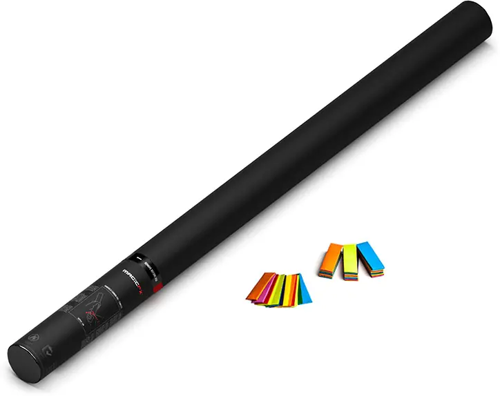 Magic FX Handbetriebene Konfettikanone PRO 80cm - Bunt Schneller Versand