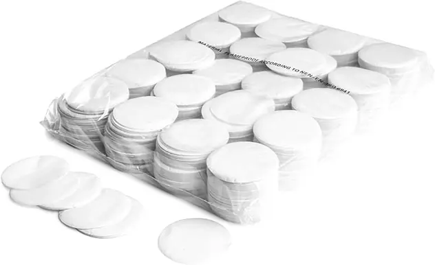Schneller Versand Magic FX Slowfall Konfetti Rund Ø 55mm - Weiß 1kg