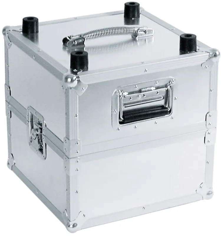 Neu Im Sortiment ROADINGER Platten-Case Profi ALU 50/50 glatt 100LPs