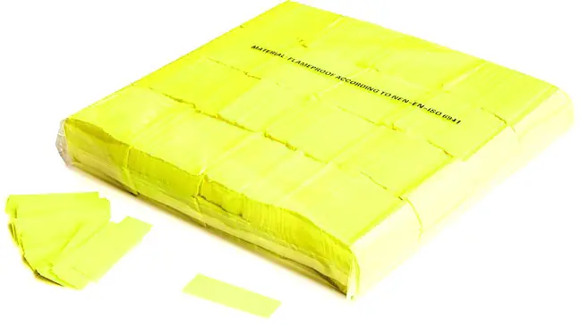Magic FX Slowfall UV Konfetti 55x17mm - Fluo Gelb 1kg Wochenendangebot