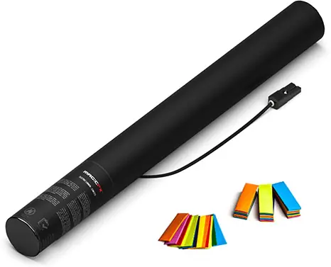 Preisknaller Magic FX Elektrische Konfettikanone 50cm - Bunt