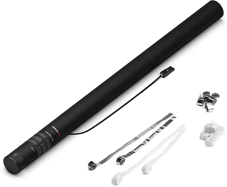 Magic FX Elektrische Streamerkanone PRO 80cm - Weiß+Silber Günstig