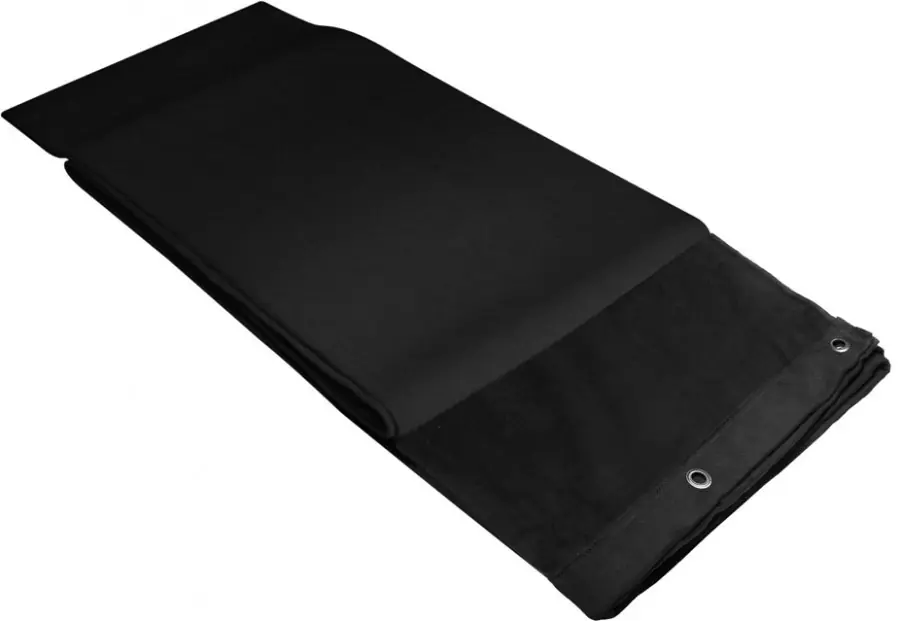 Adam Hall Accessories 0151 X 63 Dekomolton B1, gesäumt, 6 x 3 m, schwarz Neue Kollektion