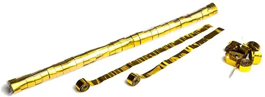 Solange Der Vorrat Reicht Magic FX Metallic Streamer 10m x 1,5cm - Gold
