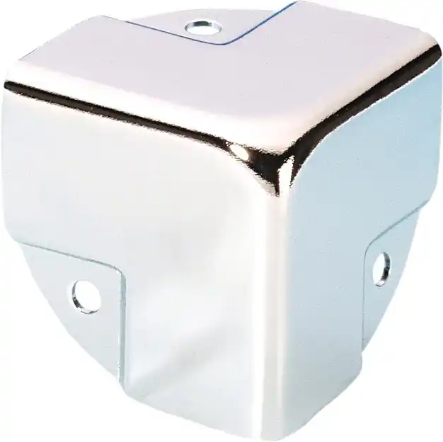 Kostenfreie Lieferung Adam Hall Hardware 4058 Ecke gekröpt für 20 mm Kantenschutz verchromt