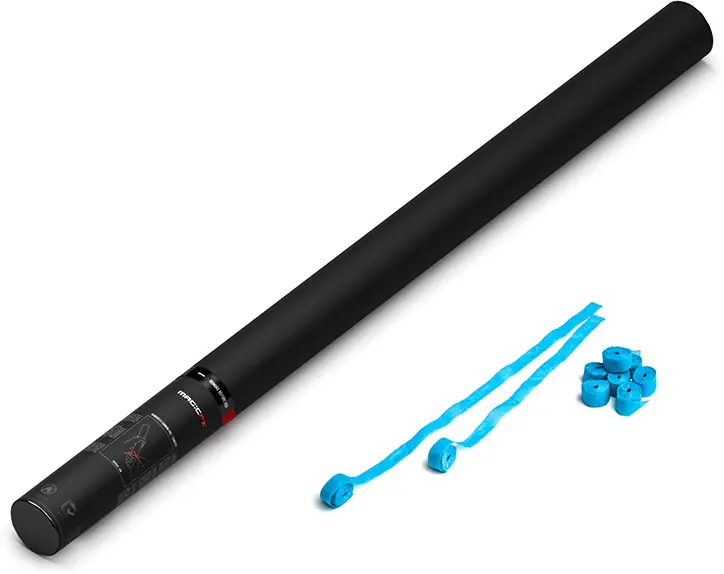 Billig Magic FX Handbetriebene Streamerkanone PRO 80cm - Hellblau