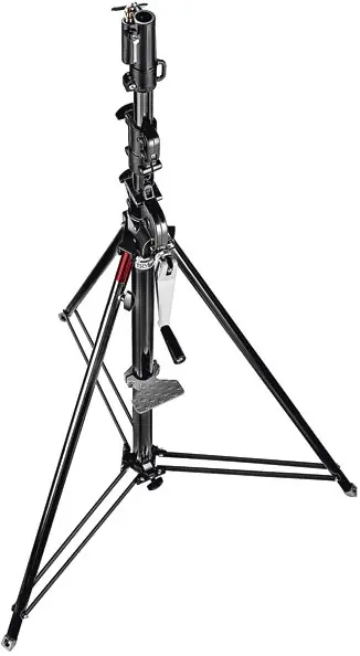 Manfrotto - 087NWB - Stativ Wind-Up Schwarz 3-tlg Beliebt