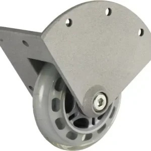 Adam Hall Hardware 37450 S Einbau Eckrolle mit weichem Rad 75 mm Saisonangebot