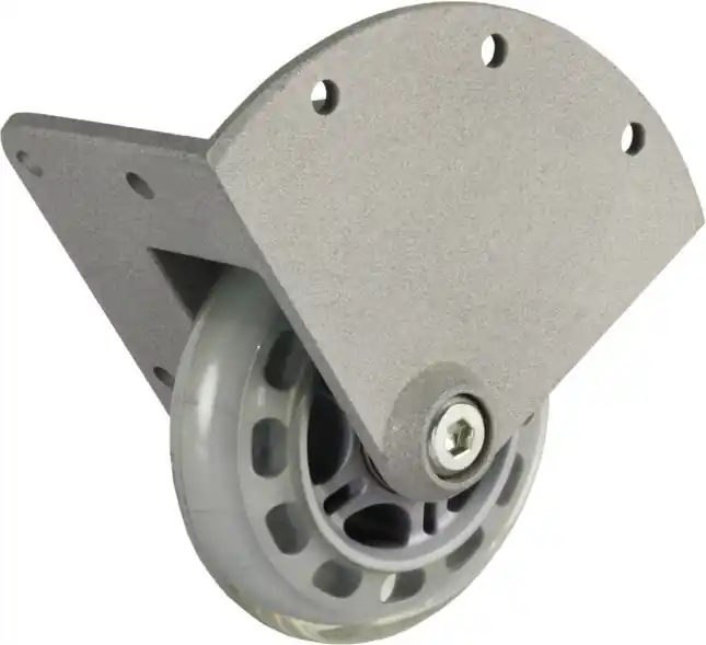 Adam Hall Hardware 37450 S Einbau Eckrolle mit weichem Rad 75 mm Saisonangebot