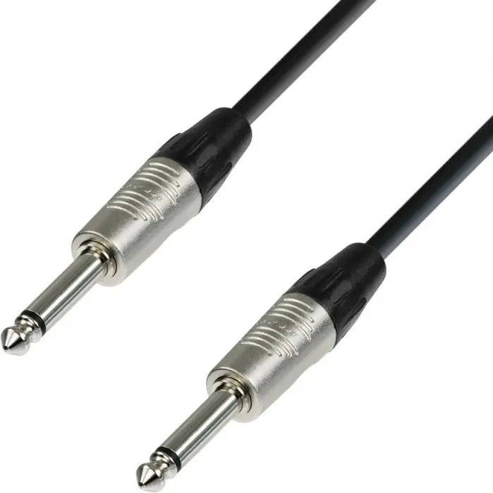 Adam Hall Cables K4 IPP 0600 Instrumentenkabel REAN 6,3 mm Klinke mono auf Direkt Vom Hersteller