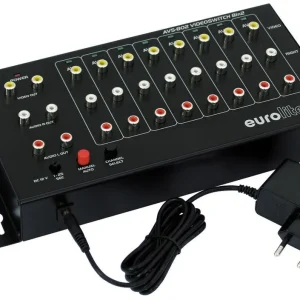 Kostenloser Versand EUROLITE AVS-802 Videoswitch 8in2