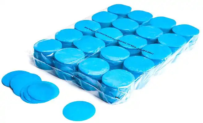 Magic FX Slowfall Konfetti Rund Ø 55mm - Hellblau 1kg Must-Have