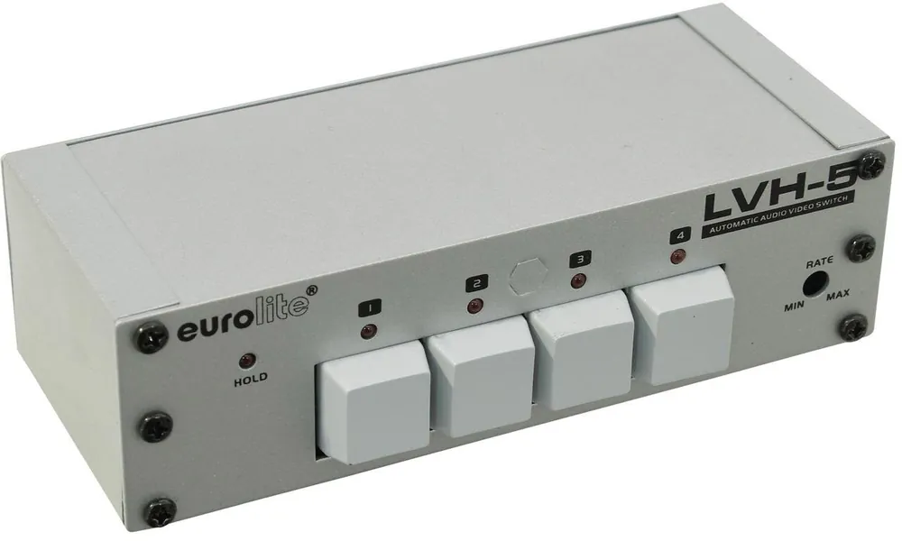 EUROLITE LVH-5 Autom. Video-Umschalter Nur Heute