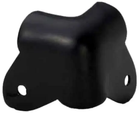Adam Hall Hardware 4023 BLK Ecke zweischenklig schwarz Sofort Bestellen