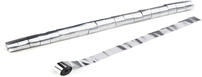 Magic FX Metallic Streamer 10m x 2,5cm - Silber Online Kaufen