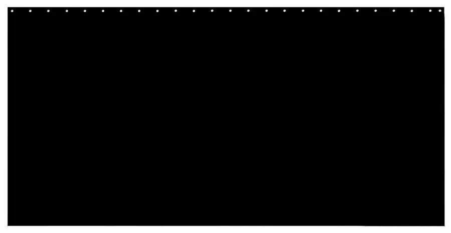 Abverkauf Premium Bühnenmolton B1 ca. 300 gr pro qm, 600 x 300 cm schwarz
