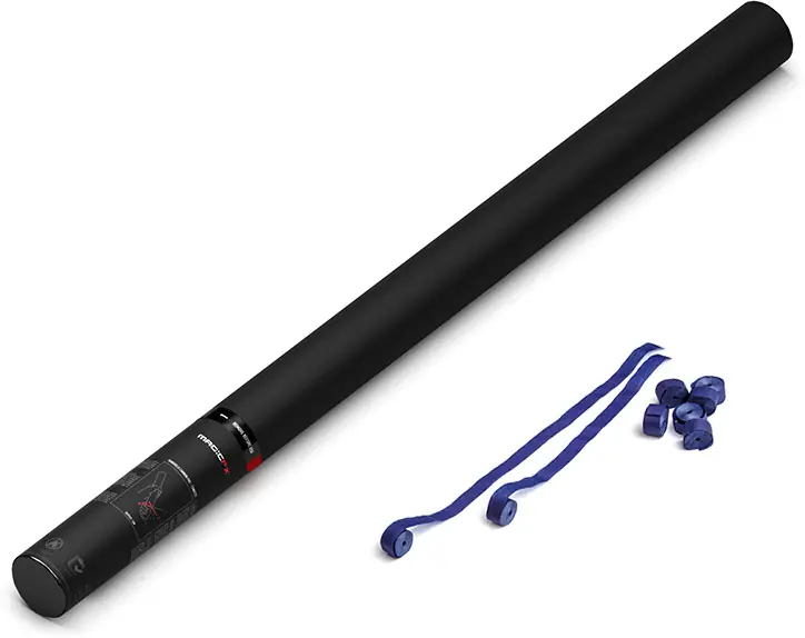 Magic FX Handbetriebene Streamerkanone PRO 80cm - Dunkelblau Must-Have
