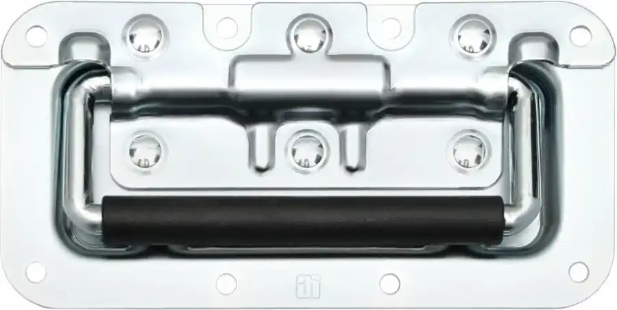 Adam Hall Hardware 340822 Klappgriff klein gefedert in Einbauschale 8 mm t Super-Preis