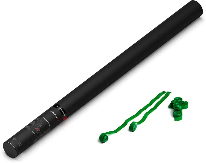 Magic FX Handbetriebene Streamerkanone PRO 80cm - Dunkelgrün Gratis Versand