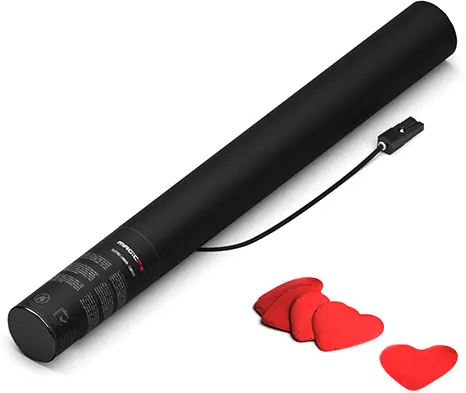 Magic FX Elektrische Konfettikanone Herzen 50cm - Rot Jetzt Kaufen