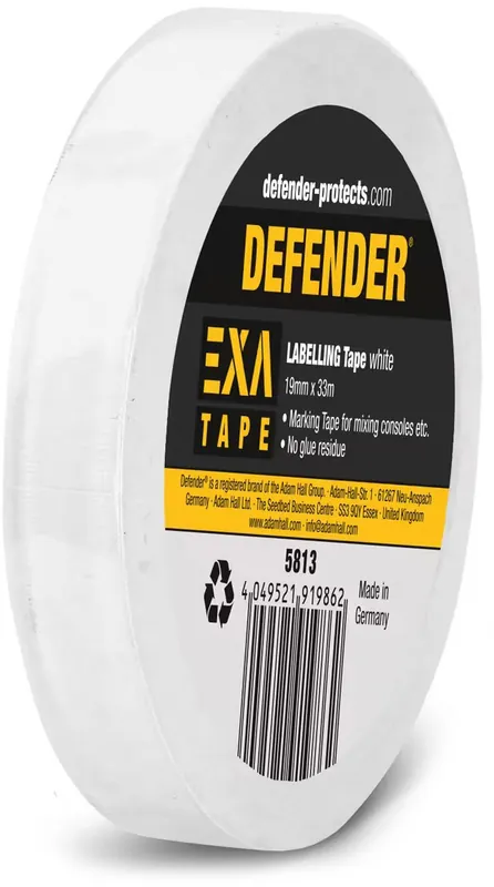 Kracherpreis EXA-TAPE® Labelling Tape 19 Beschriftungsband selbstklebend weiß 19mm x 30m