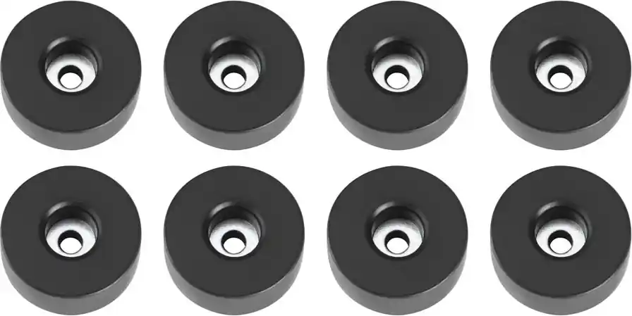 Rabatt Adam Hall Hardware 4907 M 8 AH 8er Set Gummifuß 38 x 15 mm im Beutel