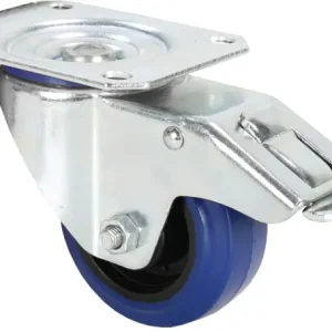 Top-Angebot Adam Hall Hardware 372091 Lenkrolle 80 mm mit blauem Rad und Feststeller