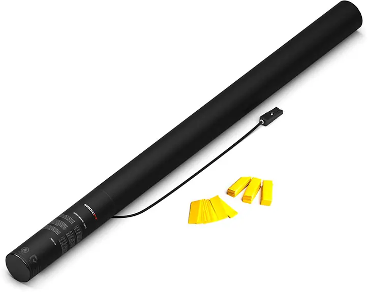 Zertifiziert Magic FX Elektrische Konfettikanone PRO 80cm - Gelb