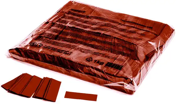 Magic FX Slowfall Konfetti Rechteckig 55x17mm - Braun 1kg Geprüft