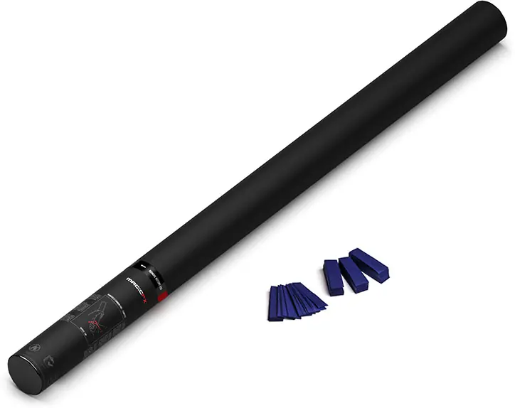 Echt Magic FX Handbetriebene Konfettikanone PRO 80cm - Dunkelblau