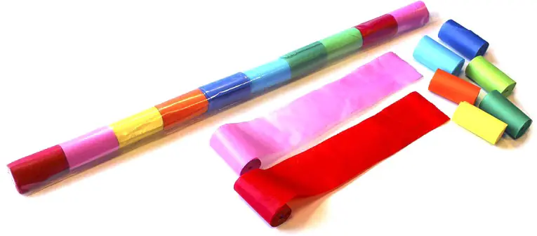 Neu Im Sortiment Magic FX Streamer 10m x 5cm - Bunt