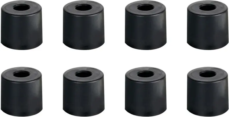 Adam Hall Hardware 4913 M 8 AH 8er Set Gummifuß 38 x 33 mm im Beutel Geprüft