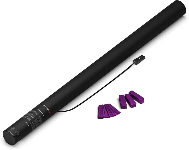 Magic FX Elektrische Konfettikanone PRO 80cm - Lila Beliebt