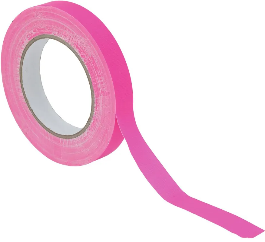 Beliebt ACCESSORY Gaffa Tape 19mm x 25m neonpink UV-aktiv