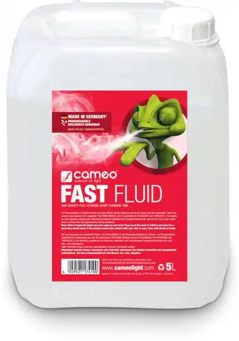 Kostenfreie Lieferung Cameo FAST FLUID 5L Nebelfluid mit sehr hoher Dichte und sehr kurzer Stand