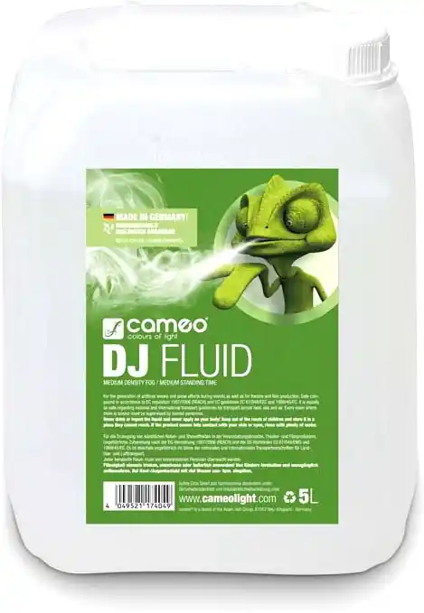 Abverkauf Cameo DJ FLUID 5L Nebelfluid mit mittlerer Dichte und Standzeit