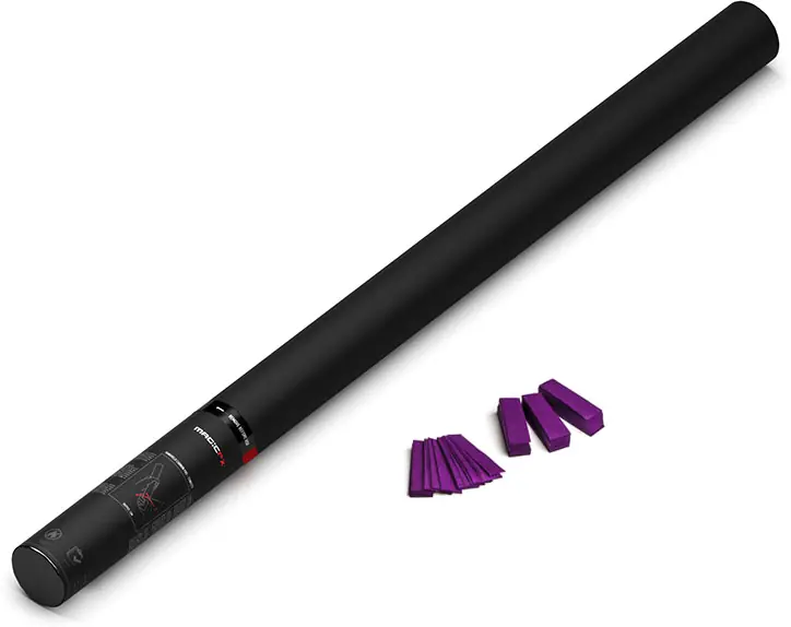 Magic FX Handbetriebene Konfettikanone PRO 80cm - Lila Must-Have