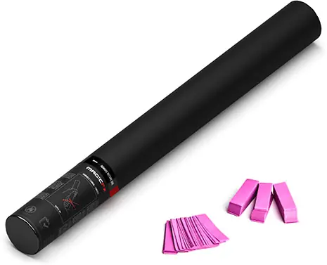 Magic FX Handbetriebene Konfettikanone 50cm - Pink Letzte Chance