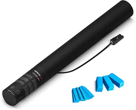 Magic FX Elektrische Konfettikanone 50cm - Hellblau Kracherpreis