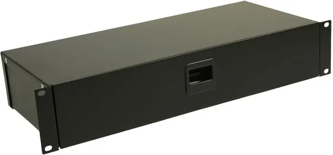 Begrenztes Angebot Adam Hall 19" Parts 87302 Rackbox mit Schnappverschluss 2 HE