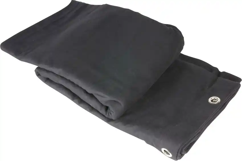 Neu Im Sortiment Adam Hall Accessories 0152 X 33 Bühnenmolton B1 schwarz mit Ösen brüniert