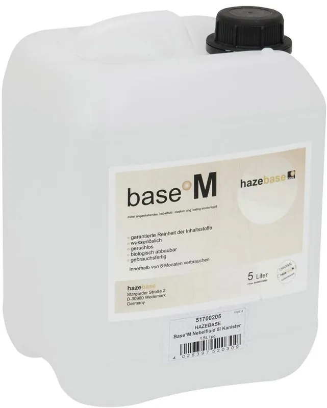 Heißes Angebot HAZEBASE Base*M Nebelfluid 5l Kanister