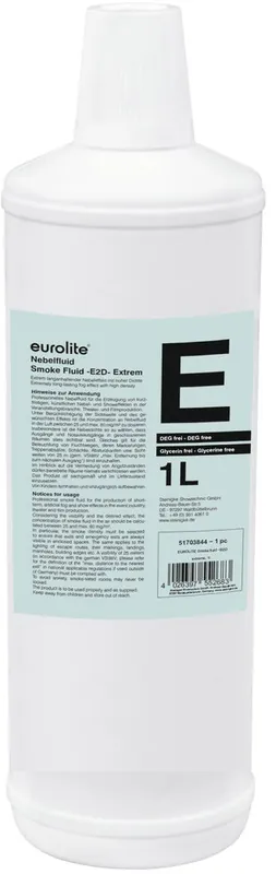 Finale Aktion EUROLITE Smoke Fluid -E2D- Extrem Nebelfluid 1l