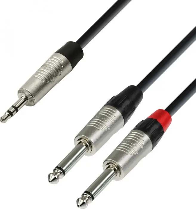 Sofort Bestellen Adam Hall Cables K4 YWPP 0300 Audiokabel REAN 3,5 mm Klinke stereo auf 2 x