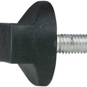 Geprüft WENTEX Drehknopf für Ständer M10 x 20 mm – schwarz