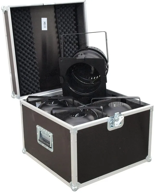 ROADINGER Flightcase 4x PAR-64 Spot kurz Saisonangebot