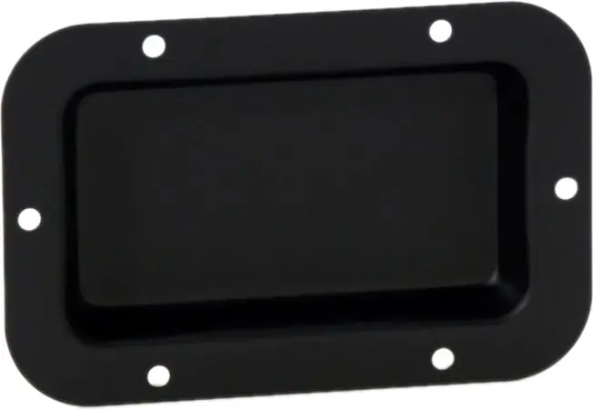 Sofort Bestellen Adam Hall Hardware 8705 BLK Einbauschale schwarz ungestanzt