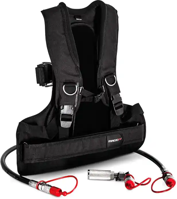 Wochenendangebot Magic FX CO2 Rucksack Komplettset inkl. Flasche zu Schlauch Verbinder 1.2m