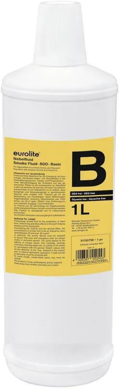 Neu Im Sortiment EUROLITE Smoke Fluid -B2D- Basic Nebelfluid 1l